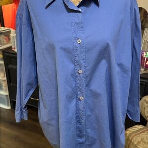 Elegant Blue Women's Blouse